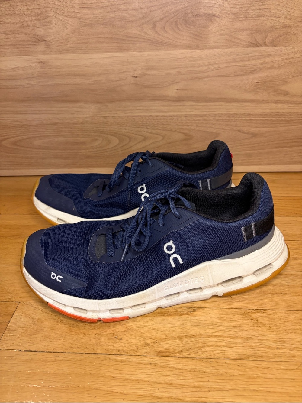 On Running Cloudnova Form 2 Men's Sneakers in Midnight / Ivory - Size 10.5